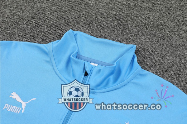 Olympique de Marseille Blue Tracksuit 2023-2024