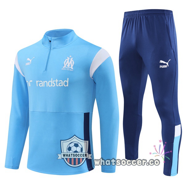 Olympique de Marseille Blue Tracksuit 2023-2024