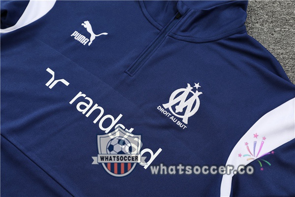 Olympique de Marseille Blue Royal Tracksuit 2023-2024