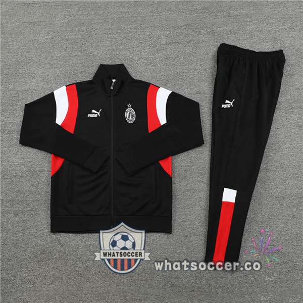 AC Milan Black Training Jacket 2023-2024