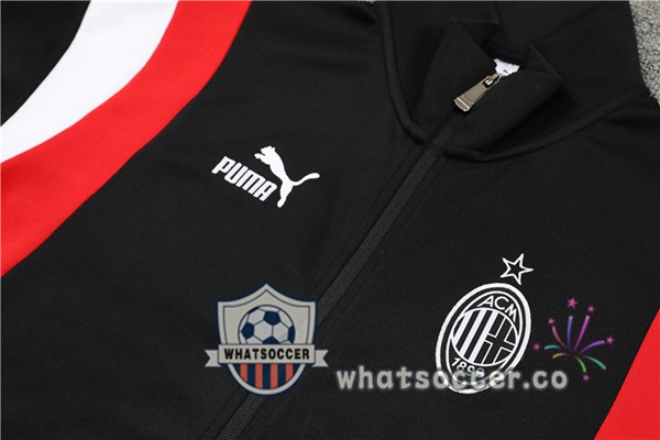 AC Milan Black Training Jacket 2023-2024