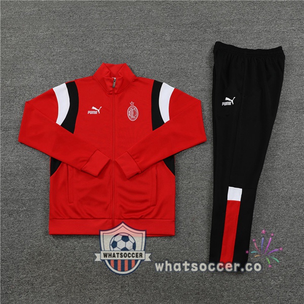 AC Milan Red Training Jacket 2023-2024