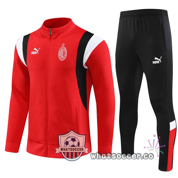 AC Milan Red Training Jacket 2023-2024