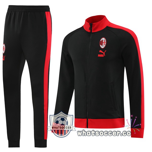 AC Milan Black Training Jacket 2023-2024