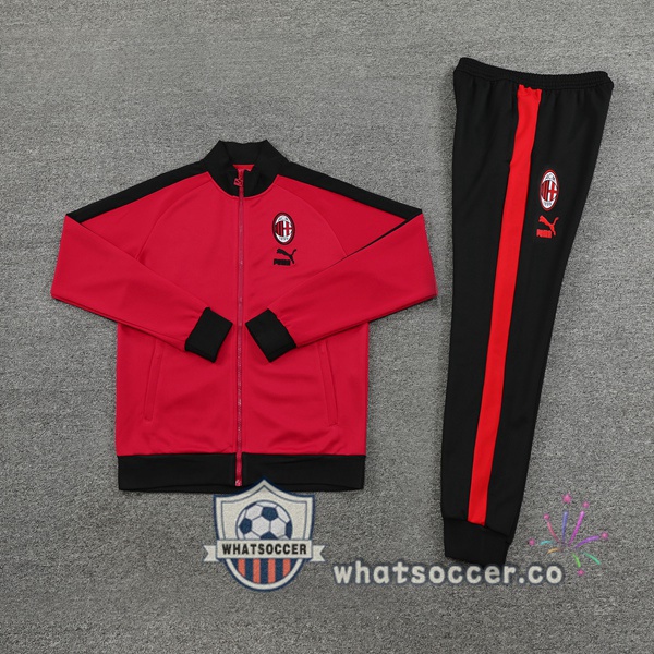 AC Milan Red Training Jacket 2023-2024