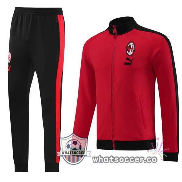 AC Milan Red Training Jacket 2023-2024