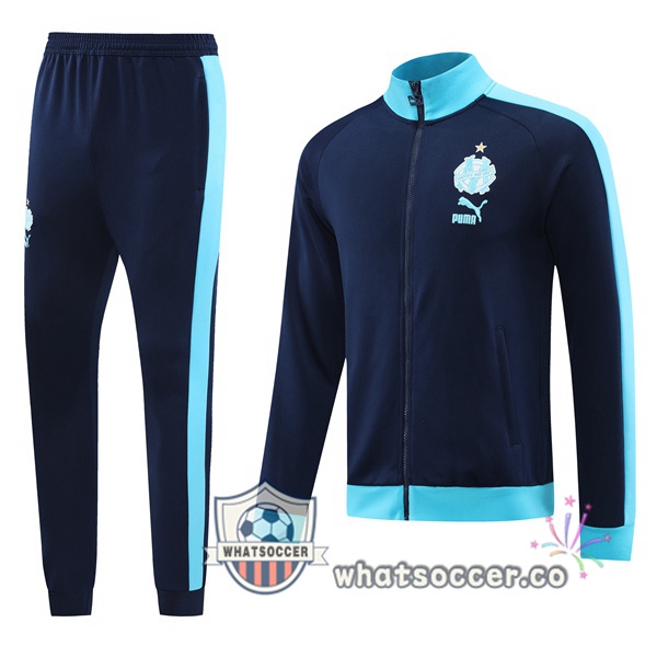 Olympique de Marseille Black Training Jacket 2023-2024