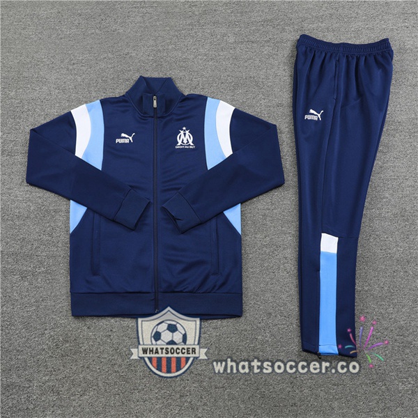 Olympique de Marseille Blue Royal Training Jacket 2023-2024