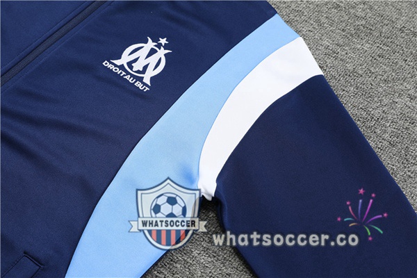 Olympique de Marseille Blue Royal Training Jacket 2023-2024