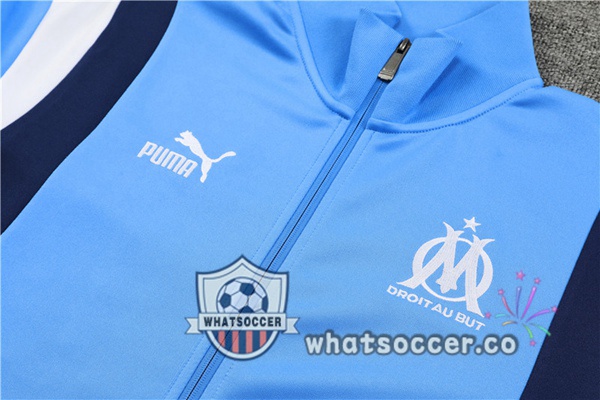 Olympique de Marseille Blue Training Jacket 2023-2024