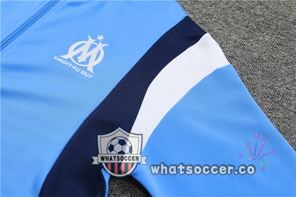 Olympique de Marseille Blue Training Jacket 2023-2024