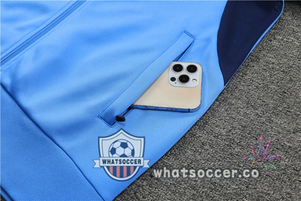 Olympique de Marseille Blue Training Jacket 2023-2024