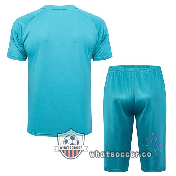 Palmeiras Training T-Shirts + Shorts Cyan 2023-2024
