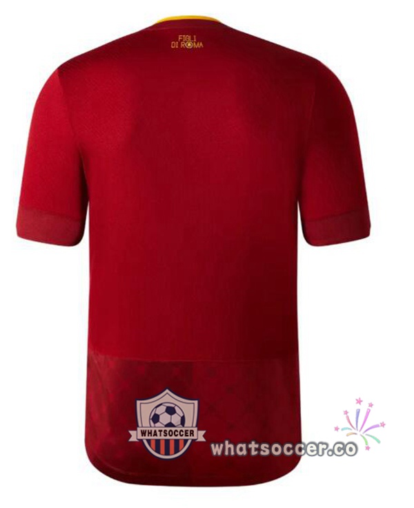 AS Roma Home Soccer Jerseys SPQR Red 2022-2023