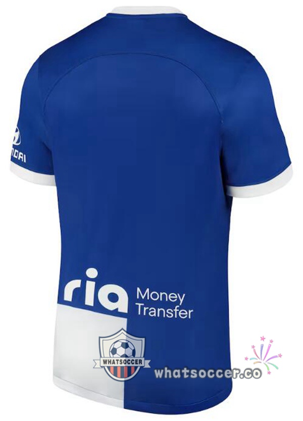 Atletico Madrid 120th Anniversary Edition Soccer Jerseys Blue White 2022-2023