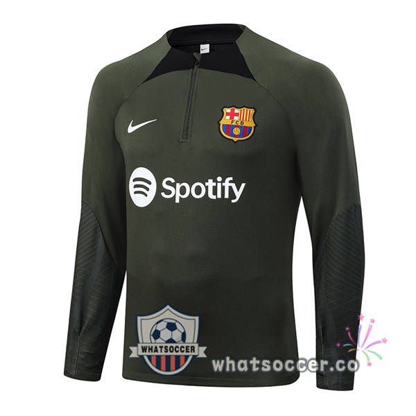 FC Barcelona Soccer Sweater Green 2023-2024