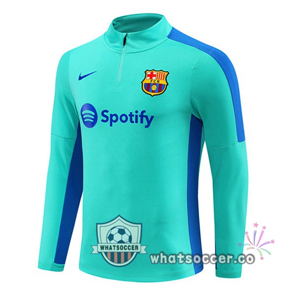 FC Barcelona Soccer Sweater Cyan 2023-2024