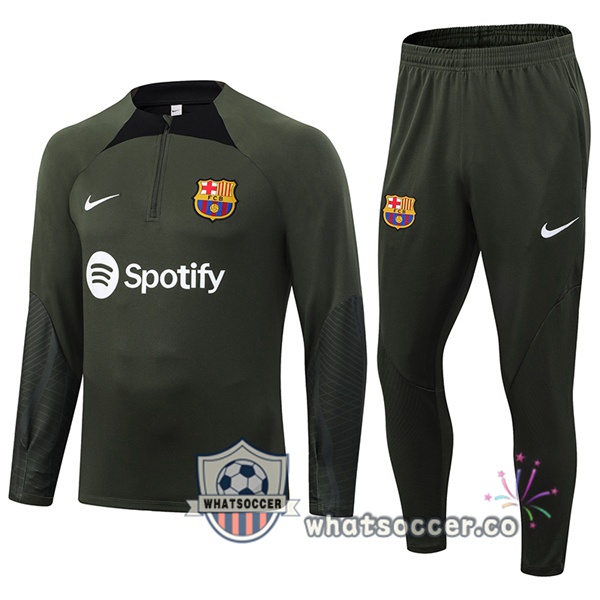 FC Barcelona Green Tracksuit 2023-2024