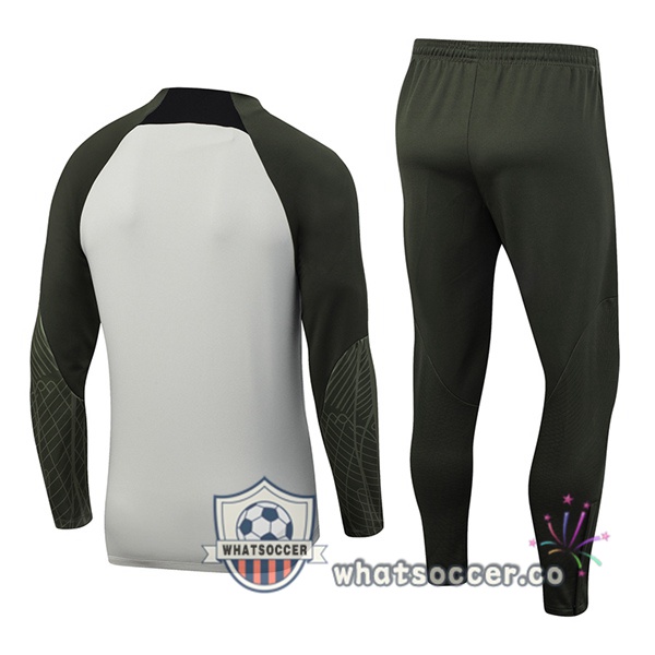 FC Barcelona Gray Tracksuit 2023-2024