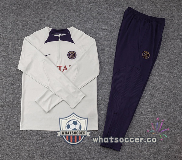 Paris PSG White Tracksuit 2023-2024