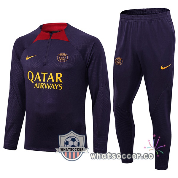 Paris PSG Purple Tracksuit 2023-2024
