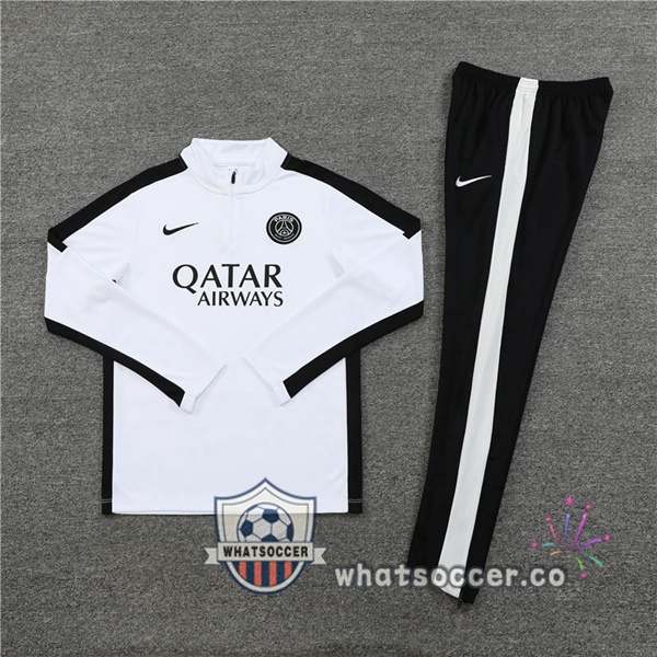Paris PSG White Tracksuit 2023-2024