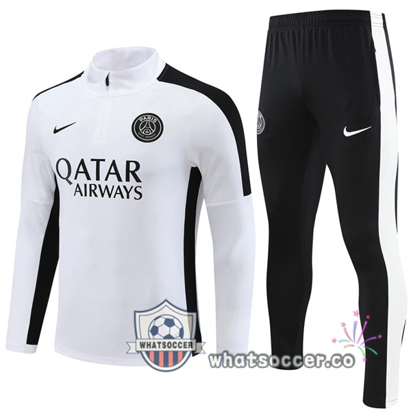 Paris PSG White Tracksuit 2023-2024