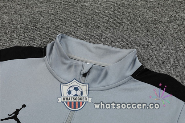 JORDAN Paris PSG Gray Tracksuit 2023-2024