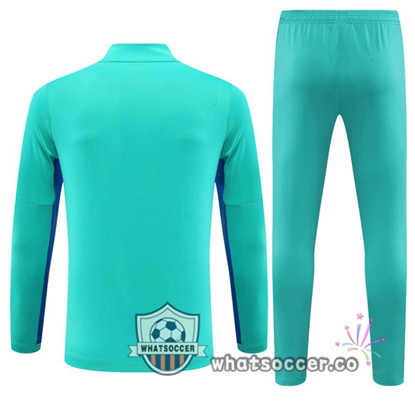 FC Barcelona Cyan Tracksuit 2023-2024