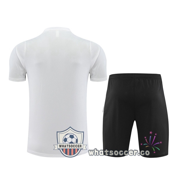 Paris PSG Training T-Shirts + Shorts White 2023-2024