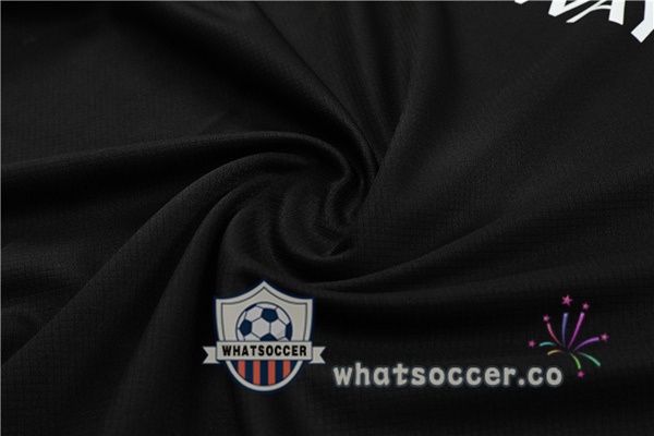 Paris PSG Training T-Shirts + Shorts Black 2023-2024