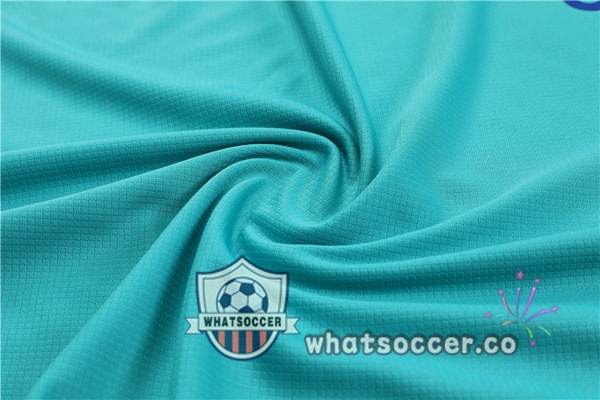 FC Barcelona Training T-Shirts + Shorts Cyan 2023-2024