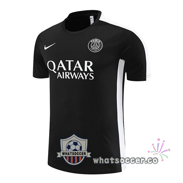 Paris PSG Training T-Shirts Black 2023-2024