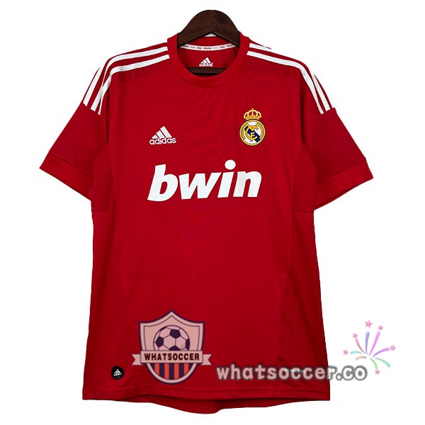 Real Madrid Retro Third Soccer Jerseys Red 2011-2012