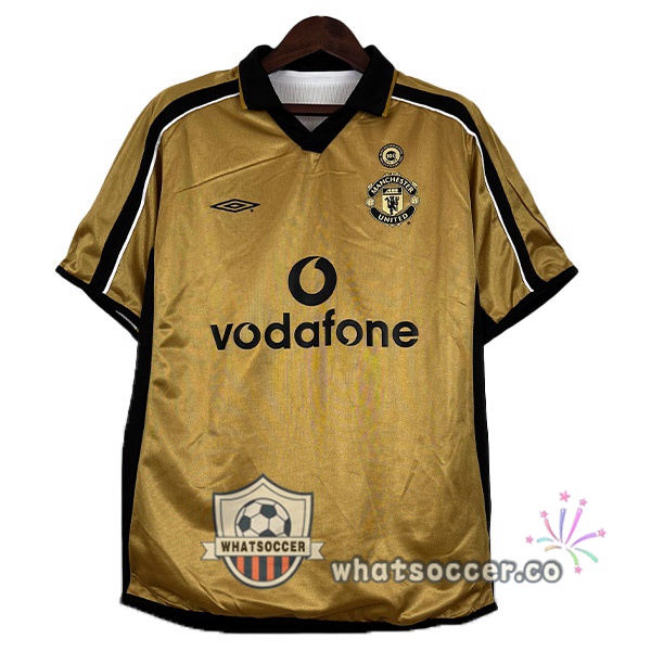 Manchester United Retro 100th Anniversary Edition Soccer Jerseys Yellow