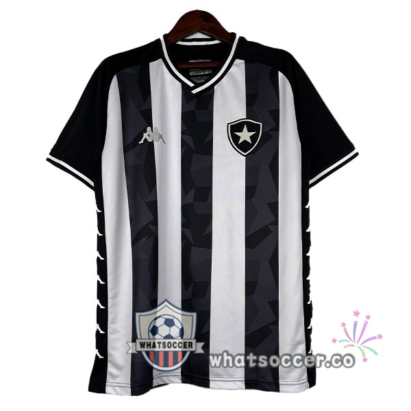 Botafogo Retro Home Soccer Jerseys Black White 2019-2020