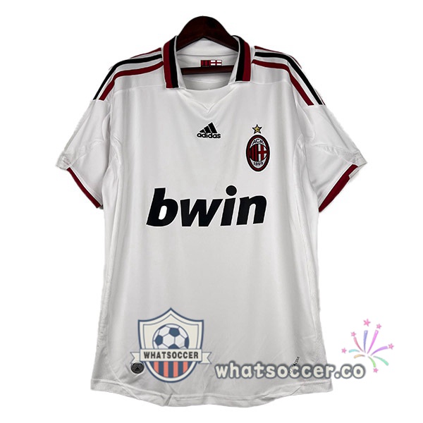 AC Milan Retro Away Soccer Jerseys White 2009-2010