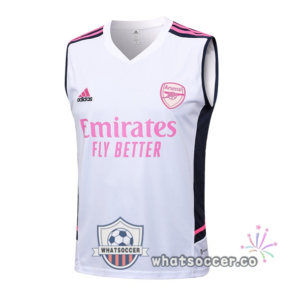 Arsenal White Soccer Vest 2023-2024