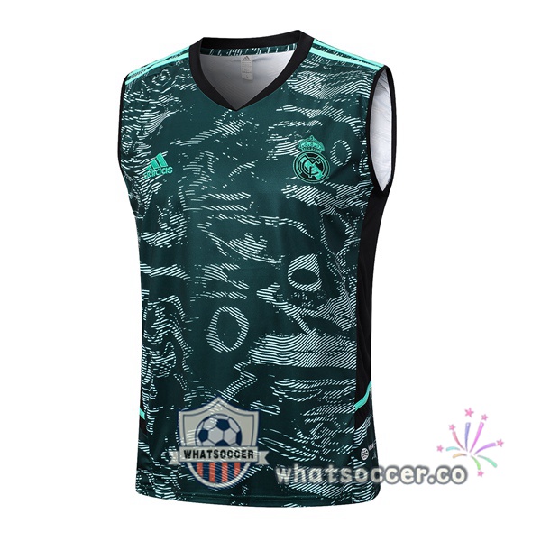 Real Madrid Green Soccer Vest 2023-2024