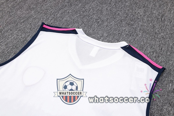 Arsenal + Shorts White Soccer Vest 2023-2024