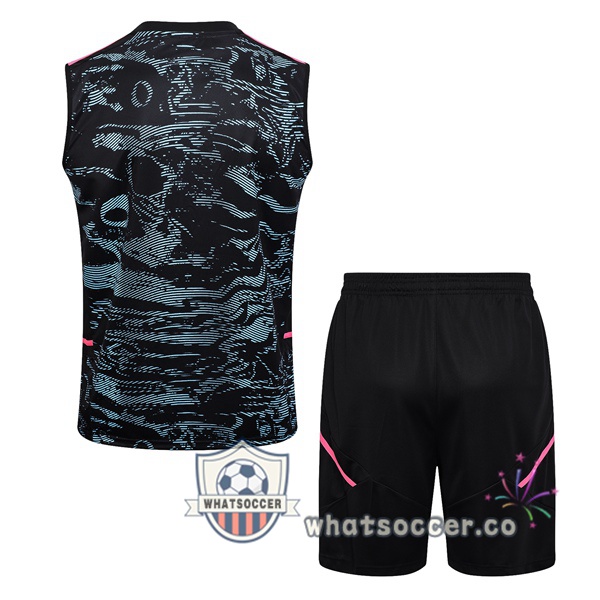 Arsenal + Shorts Black Green Soccer Vest 2023-2024