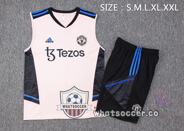 Manchester United + Shorts Rose Soccer Vest 2023-2024
