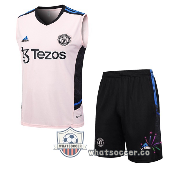 Manchester United + Shorts Rose Soccer Vest 2023-2024