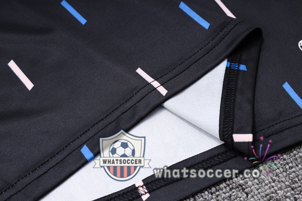 Manchester United + Shorts Black Soccer Vest 2023-2024
