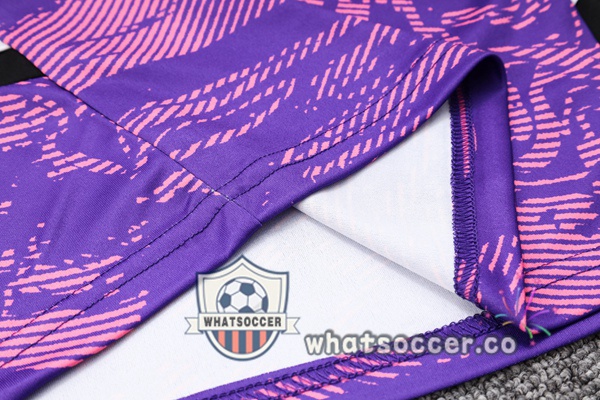 Juventus + Shorts Purple Soccer Vest 2023-2024