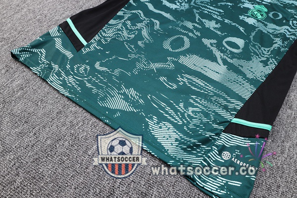 Real Madrid + Shorts Green Soccer Vest 2023-2024