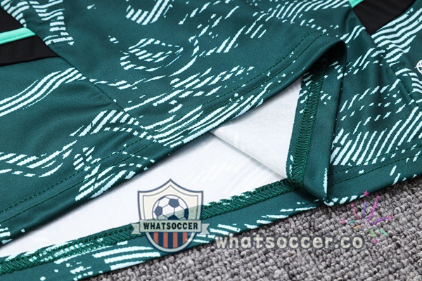 Real Madrid + Shorts Green Soccer Vest 2023-2024