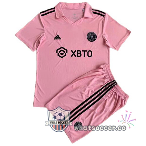 Inter Miami CF Kids Home Soccer Jerseys Rose 2023-2024