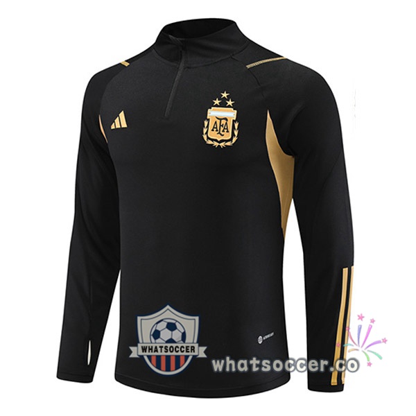 Argentina Soccer Sweater Black 2023-2024