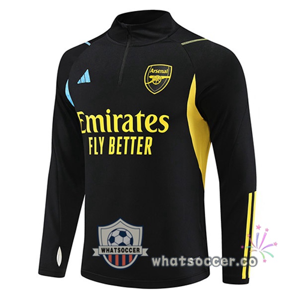 Arsenal Soccer Sweater Black 2023-2024